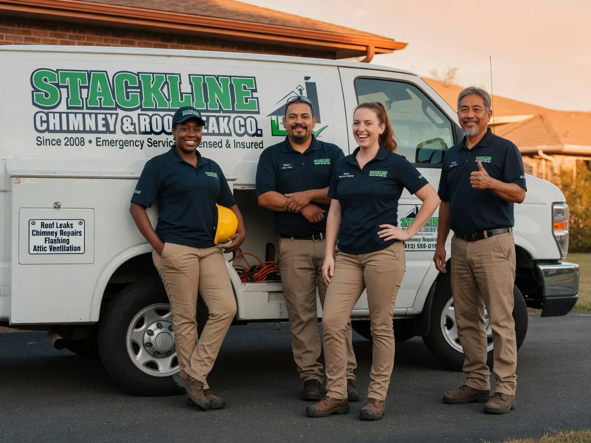 Chimney flashing repair company in Quitman, TX